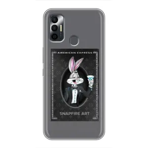 Бренднові Чохли для TECNO Spark 7 (KF6n) - (PREMIUMPrint) (Бакс Бані LV)