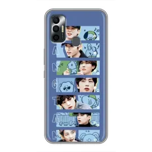 Чохли BTS для TECNO Spark 7 (KF6n) (AlphaPrint) (Bangtan)