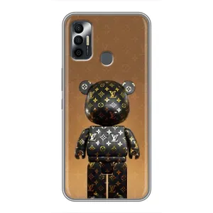 Чохли для TECNO Spark 7 (KF6n) - Bearbrick Louis Vuitton (PREMIUMPrint) (Bearbrick)