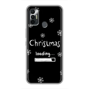 Різдвяні, Святкові Чохли для ТЕКНО СПАРК 7 (KF6n) (Christmas loading)
