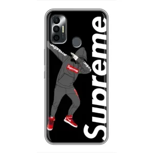 Чеохол для TECNO Spark 7 (KF6n) з картинкою Supreme (AlphaPrint) (Деб Супрім)