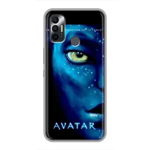 Чохли з фільму АВАТАР для TECNO Spark 7 (KF6n) (AlphaPrint) (око Аватара)