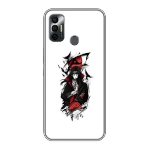 Чохли на тему: Ітачи Учіха для TECNO Spark 7 (KF6n) (AlphaPrint) (Ітачі з атрибутами)