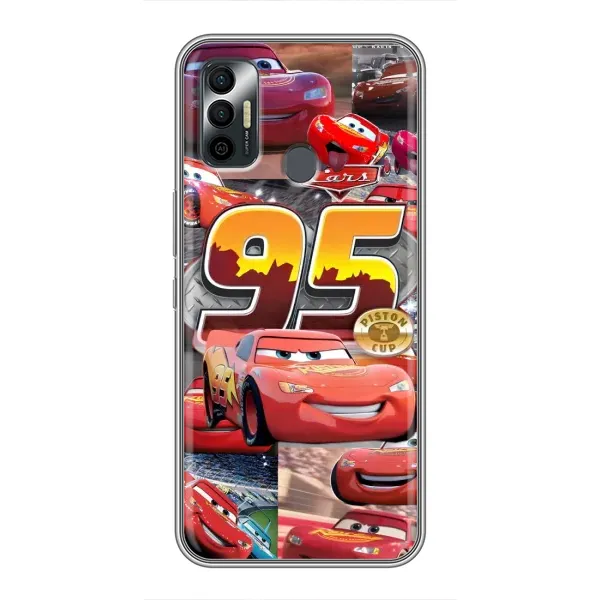 Чехол с принтом «Коллаж Молния Маквин» для TECNO Spark 7 (KF6n)