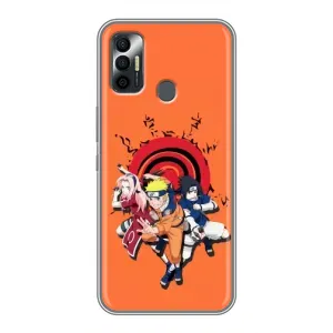 Naruto Anime Чохли для ТЕКНО СПАРК 7 (KF6n) (AlphaPrint) (команда Наруто)