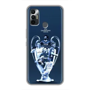 Чехлы для TECNO Spark 7 (KF6n) (VPrint) - Футбольные клубы (Кубок ЛЧ)