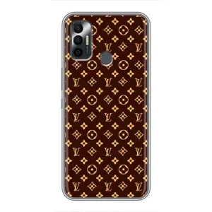 Чехлы Луи Витон для TECNO Spark 7 (KF6n) (AlphaPrint - LOUIS VUITTON) (лого LOUIS VUITTON)