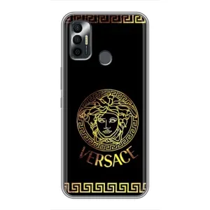 Чохли VERSACE для ТЕКНО СПАРК 7 (KF6n) (PREMIUMPrint) (Logo Versace)