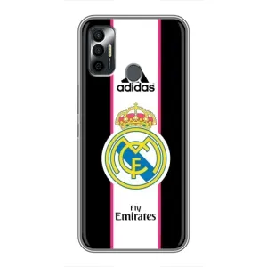 Чехол для TECNO Spark 7 (KF6n) с принтом Реал Мадрид (Лого Real Madrid)