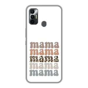 Чохли для мами на TECNO Spark 7 (KF6n) (Текстовий колаж мама)