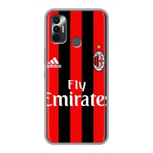 Чехлы для TECNO Spark 7 (KF6n) (VPrint) - Футбольные клубы (Milan)