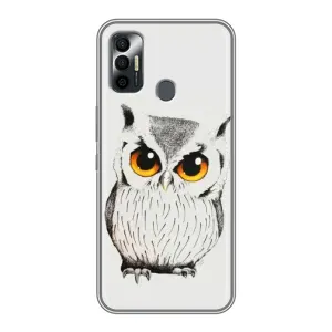 Чохол з пташками на TECNO Spark 7 (KF6n) (VPrint) (Мила Сова)