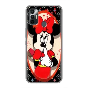 Чохол Disney Mouse TECNO Spark 7 (KF6n) (PREMIUMPrint) (Мінні Маус ЛВ)