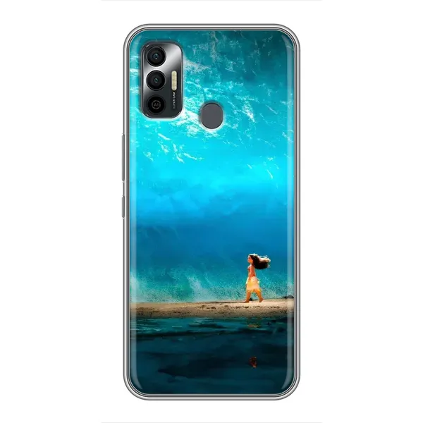 Чехол с принтом «Океан Моана» для TECNO Spark 7 (KF6n)