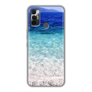Силіконовий чохол з КАРТИНКАМИ літо для TECNO Spark 7 (KF6n) (AlphaPrint) (Море)