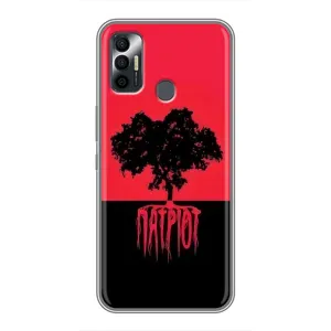 Украинские Чехлы для TECNO Spark 7 (KF6n) с картинкой УПА (AlphaPrint) (Патриот)