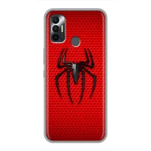 Чохол з людиною павуком для TECNO Spark 7 (KF6n) - (AlphaPrint) (Павук Марвел)