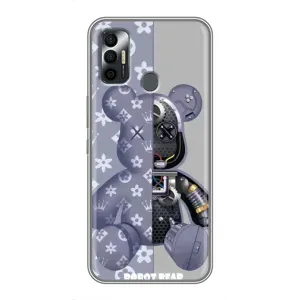 Круті Чохли Луі Віттон для TECNO Spark 7 (KF6n) (AlphaPrint) (Робот Медведик)
