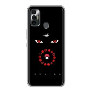 Чохли на тему: Ітачи Учіха для TECNO Spark 7 (KF6n) (AlphaPrint) (очі Ітачі)