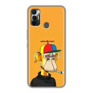Чохли з Мавпами NFT для TECNO Spark 7 (KF6n) (AlphaPrint) (Нудна мавпа NFT)