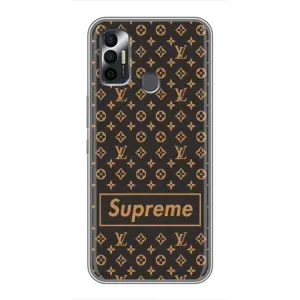 Чеохол для TECNO Spark 7 (KF6n) з картинкою Supreme (AlphaPrint) (Supreme LV)