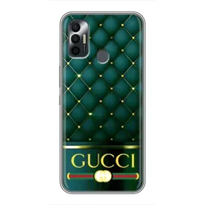 Чохли GUCCI для ТЕКНО СПАРК 7 (KF6n) (AlphaPrint) (Текстура Гуччі)