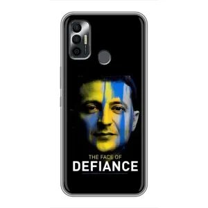 Чохол для TECNO Spark 7 (KF6n) (AlphaPrint - с принтом Зеленського) (В. Зеленский)