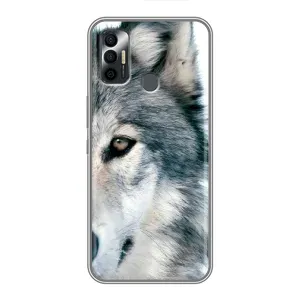 Чохли з картинкою животних TECNO Spark 7 (KF6n) (Вовк)