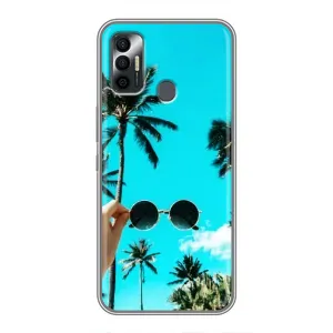Силіконовий чохол з КАРТИНКАМИ літо для TECNO Spark 7 (KF6n) (AlphaPrint) (Погляд літо)