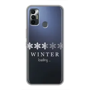 Зимні Чохли для ТЕКНО СПАРК 7 (KF6n) - прозорий фон (Winter loading)