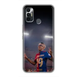 Чохол з футболістом Ламін Ямаль TECNO Spark 7 (KF6n) (Ямаль на стадіоні)