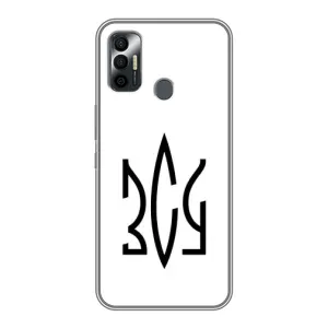 Чехлы для TECNO Spark 7 (KF6n)  Укр. Символика (AlphaPrint) (ЗСУ герб)