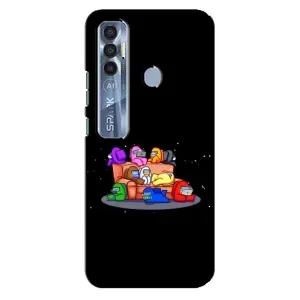 Чохли Амонг Ас для TECNO Spark 7 Pro (AlphaPrint) (Амонг-ас)