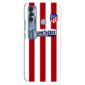 Чохли для TECNO Spark 7 Pro (VPrint) - Футбольні клуби (Atletico)