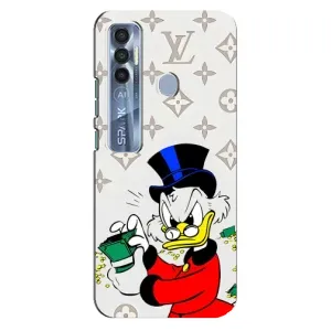 Чехли для TECNO Spark 7 Pro - Скрудж МакДак Louis Vuitton (PREMIUMPrint) (Бакси Скрудж)