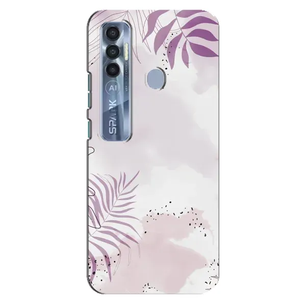 Чехол с принтом «Фиолетовые листья» для TECNO Spark 7 Pro Чехол с принтом «Фиолетовые листья» для TECNO Spark 7 Pro