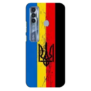 Украинские Чехлы для TECNO Spark 7 Pro с картинкой УПА (AlphaPrint)