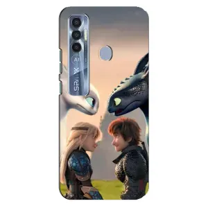 Чохол як приборкати дракона на TECNO Spark 7 Pro (Гикавка і Астрід)
