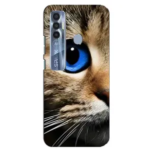 Чохли з Котиками для TECNO Spark 7 Pro (VPrint) (Око кота)