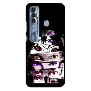 Чехол с принтом «Глаза Anime» для TECNO Spark 7 Pro