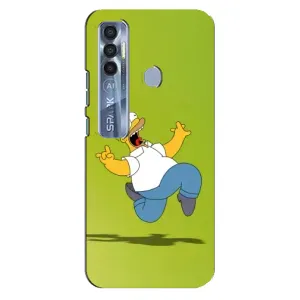 Чjхол з Сімпсонами для TECNO Spark 7 Pro (VPrint) (Гомер Сімпсон)