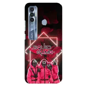 Чохол Гра в кальмара для TECNO Spark 7 Pro (Охоронці Гра кальмара)