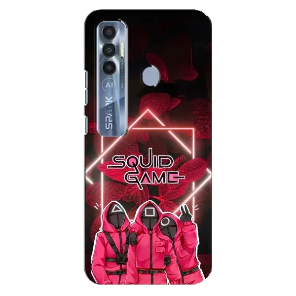 Чехол с принтом «Охранники Игра кальмара» для TECNO Spark 7 Pro Чехол с принтом «Охранники Игра кальмара» для TECNO Spark 7 Pro