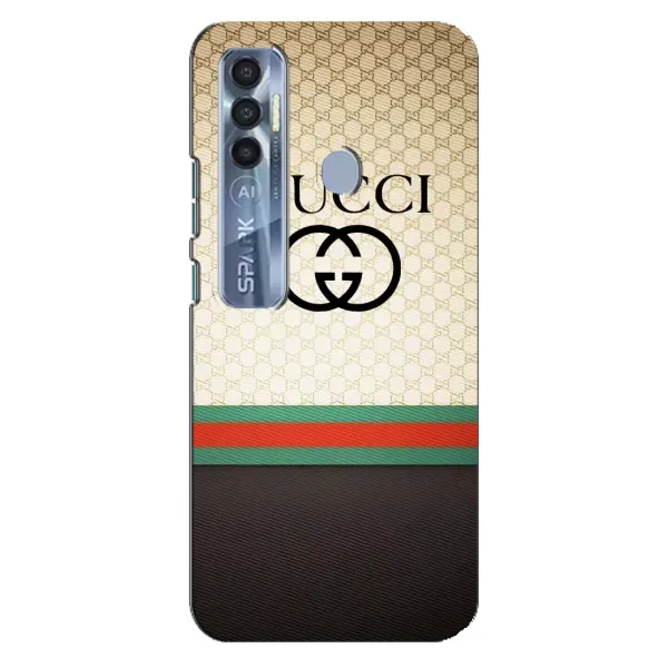 Чохол з принтом «GUCCI стиль» для TECNO Spark 7 Pro
