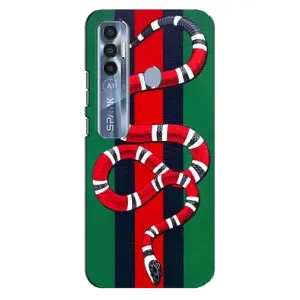 Чохли GUCCI для ТЕКНО Спарк 7 Про (AlphaPrint) (Gucci змія)