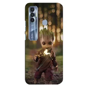 Чохол з принтом «I am Groot» для TECNO Spark 7 Pro