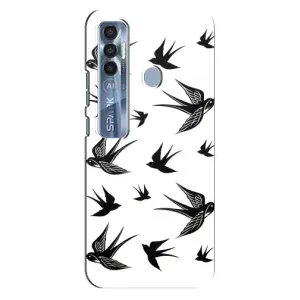 Чохол з пташками на TECNO Spark 7 Pro (VPrint)