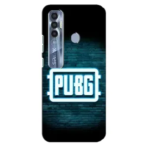 Чеjхол PUBG для ТЕКНО  Спарк 7 Про (AlphaPrint) (Лого PUBG)