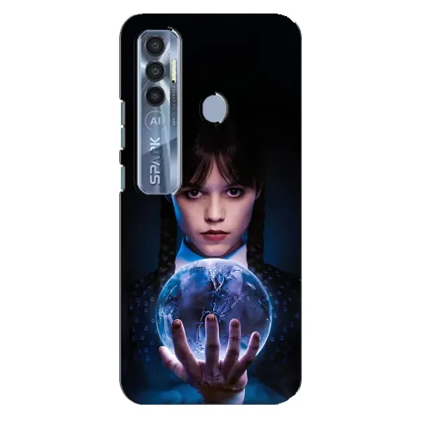 Чохол з принтом «Магічна сфера Венздей» для TECNO Spark 7 Pro Чохол з принтом «Магічна сфера Венздей» для TECNO Spark 7 Pro