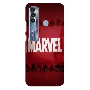 Чохол з принтом «MARVEL» для TECNO Spark 7 Pro